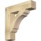 Ekena Millwork Olympic Block Rough Sawn Bracket, Douglas Fir, 6"W x 28"D x 28"H BKT06X28X28OLY05RDF - alternate 1
